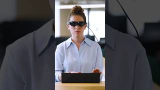 This Laptop has a 100" invisible screen! #laptop #augmentedreality #cooltech #fypシ #fyp