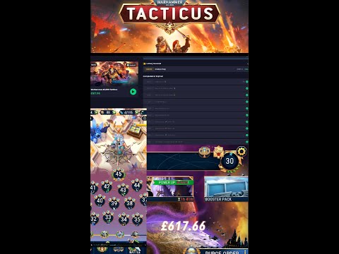 Complete crazy Freecash Warhammer 40k Tacticus £617 Offer