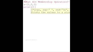 What Does 'in' Actually Do in Python? 😲 #shorts #python