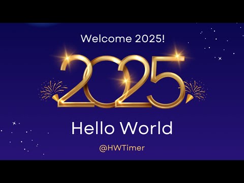 New Year 2025 Countdown - 60 Sec Countdown - Happy New Year! World - Celebrations And Fireworks