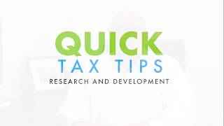 Quick Tax Tips - Research and Development