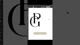 PG monogram logo design ✨️ whish letters should we try next #logomark #logo