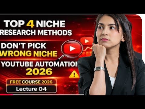 Top 4 Niche Research Methods for YouTube Automation (2026 Complete Guide) + 1 gift 🎁