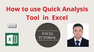 How to Use Quick Analysis Tool in Excel