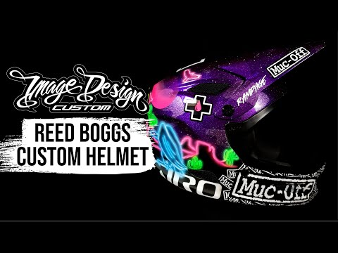Reed Boggs - Red Bull Rampage Custom Helmet // Image Design Custom