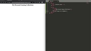 HTML mini project 1