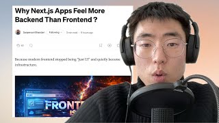 Why Next.js Apps Feel More Backend Than Frontend ?