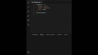 Python Dictionaries Explained: Printing a Simple Car Dictionary!" 🚗💻 | | 2025 | Python | Learning