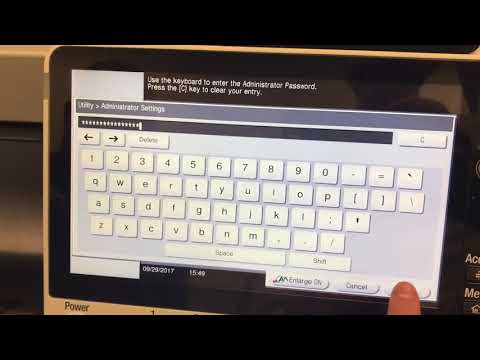 Konica Minolta - How to Move Icons on the Home Screen