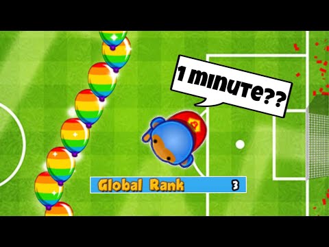 Beating the #3 RANKED in the WORLD in a MINUTE??? (Bloons TD Battles)