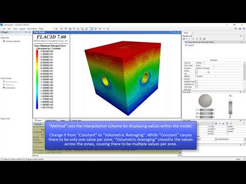 FLAC3D 7 0 Zone Plotting Tutorial