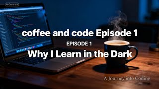 Coffee & Code Episode 1- Why I Learn in the Dark