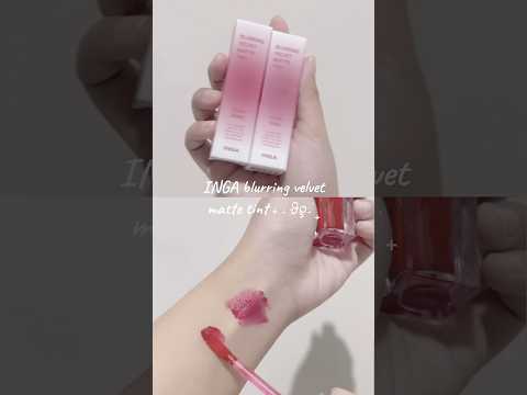INGA Blurring Velvet Matte Tint is your new lip bestie 💕👛 #kbeauty #makeup #lippies #yesstyle #fyp