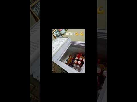 Throwback to when we posted a cleaning montage of the freezer. Now it's a nice hygienic freezer