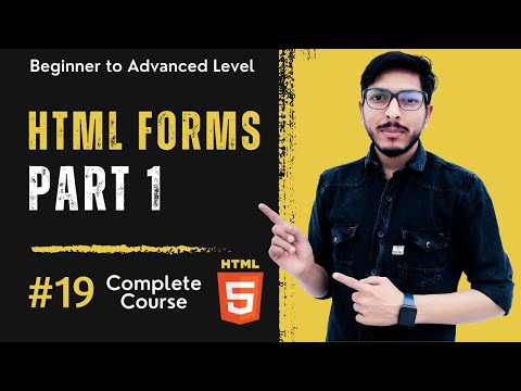 HTML forms: Part-19 Forms & Input Tags | Web Development Tutorials in Hindi-Urdu