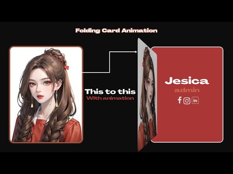 how to make a folding card animation in  PowerPoint