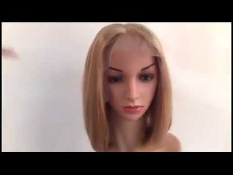 MY LIKE Hair 13x4 Lace Front Short Bob Wigs Brazilian Straight Human Hair Wigs For Black Wom Reviews