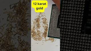 Extracting gold from computer CPU waste. Is this true? Let us know.