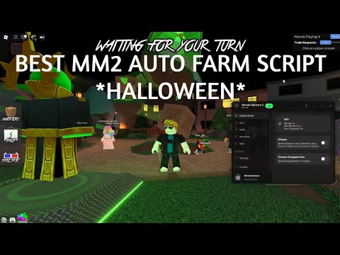 New best working mm2 halloween script - Auto farm candy & coins / Keyless / Pastebin / Free / 2025