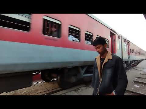 Train departing station | Avadh Assam | Dimapur station | Loud horn