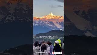 Scenic Viewpoint the Most Beautiful Sunrise and Sunset,Sarangkot Pokhara Nepal