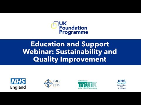 UKFPO 2024 Education and Support Webinar – Sustainability in Healthcare
