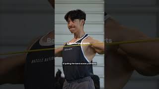 Quick & easy upper body warm up (resistant bands)