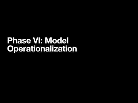 Phase VI: Model Operationalization | ESSENTIALS