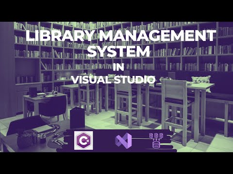 Library Management System  In C# |Visual Studio 2022