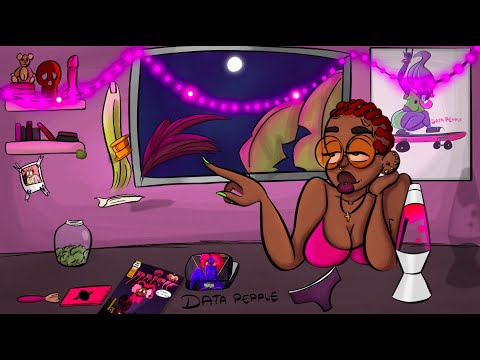 Black witch rolling "lettuce" procreate animation timelapse