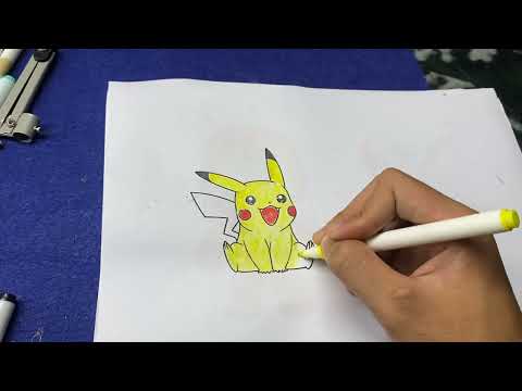 Easy Pen Drawing & Coloring | Vlog 3