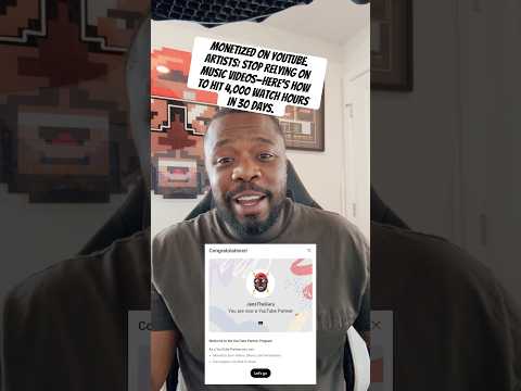 How To Get Monetized As An Independent Artist On YouTube ⚡#musicmarketing #independentartist