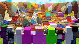 I Put 9 YouTubers in Random Minecraft Chunks