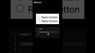 input radio button color change #css #webdesign #css3 #coding #css3course #css#colors #change #coder