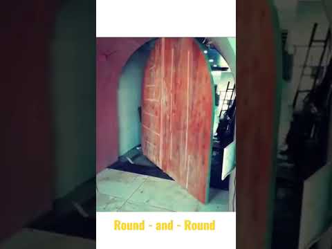 "Step into a New Dimension with our 360° Rotation Door - Where Innovation Meets Design"  #interior