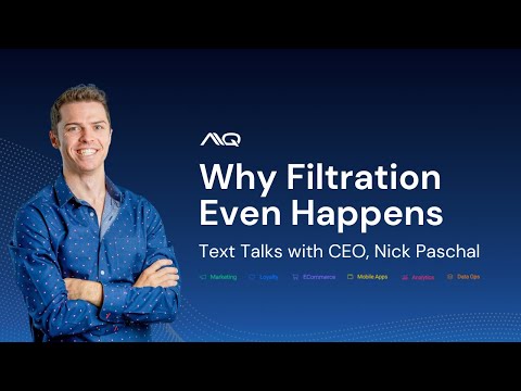 Text Talks with Nick Paschal: Why Filtration Even Happens