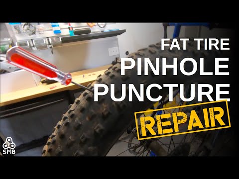 Fat Tire Pinhole Puncture Repair