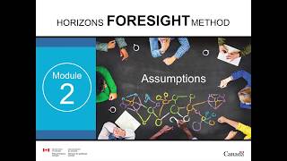 Workshop: Taking the Long View - Assumptions