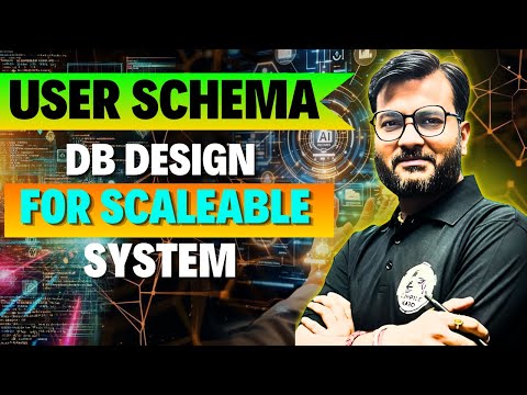 User DB Schema Design Explained | Arvind Sir #viral #trending #education