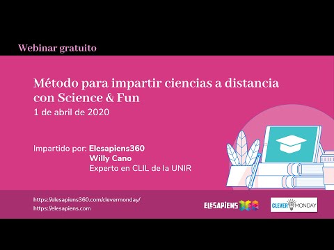 Método para impartir ciencias a distancia con Science & Fun