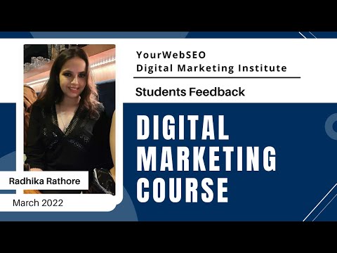 Digital Marketing Course Reviews | Your Web SEO Digital Marketing Institute Pitampura Delhi
