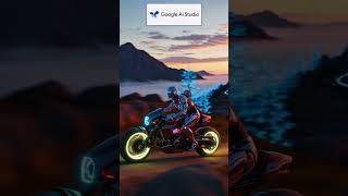Leonardo Ai vs Google Ai Studio vs Wan 2.1⚡ || Humanoid Robot Riding High-Tech Motorbike🏍️