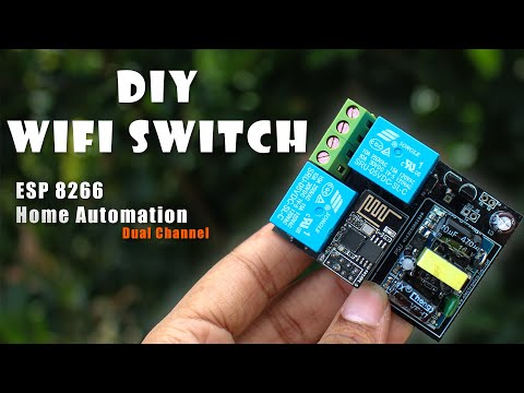 How to Make Wireless Home Automation | DIY Wireless switch | WiFi