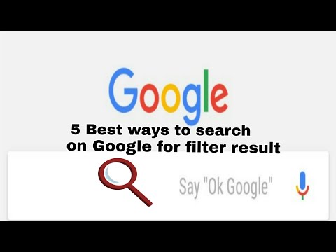 5 Best tips for searching filter result in any browser!!