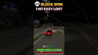 Block Spin Release Shoot Through The Wall In FREE Version 💀 #blockspin #robloxscript #roblox