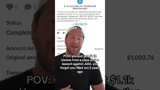 JUUL CLASS ACTION LAWSUIT SETTLEMENT EXPLAINED #classaction