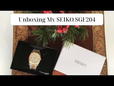 Unboxing my NEW Seiko SGF204 | Watch Review