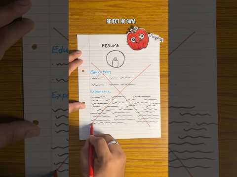 How to make your resume for free #shorts ￼