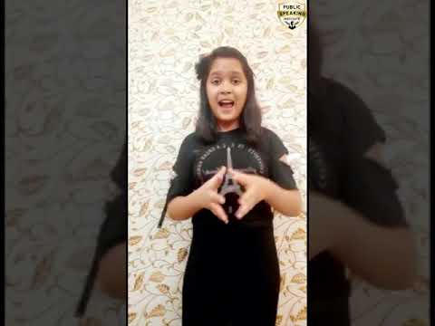 Public Speaking Junior - Testimonial for Author Sherry by Ananya Gupta
