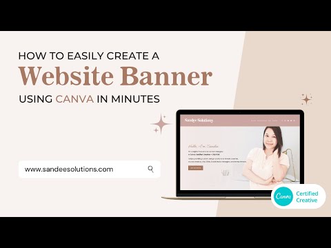 How to Make a Website Banner in Canva